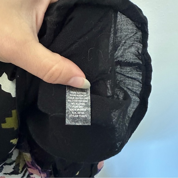 CHAUNDRY KC Smocked Abstract Print - Picture 4 of 6